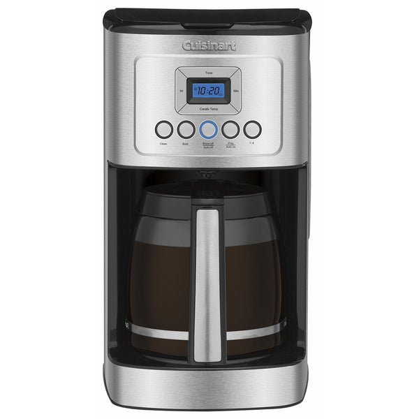 Cuisinart DCC-3200 14-Cup Glass Carafe with Stainless Steel Handle Programmable Coffeemaker, Silver