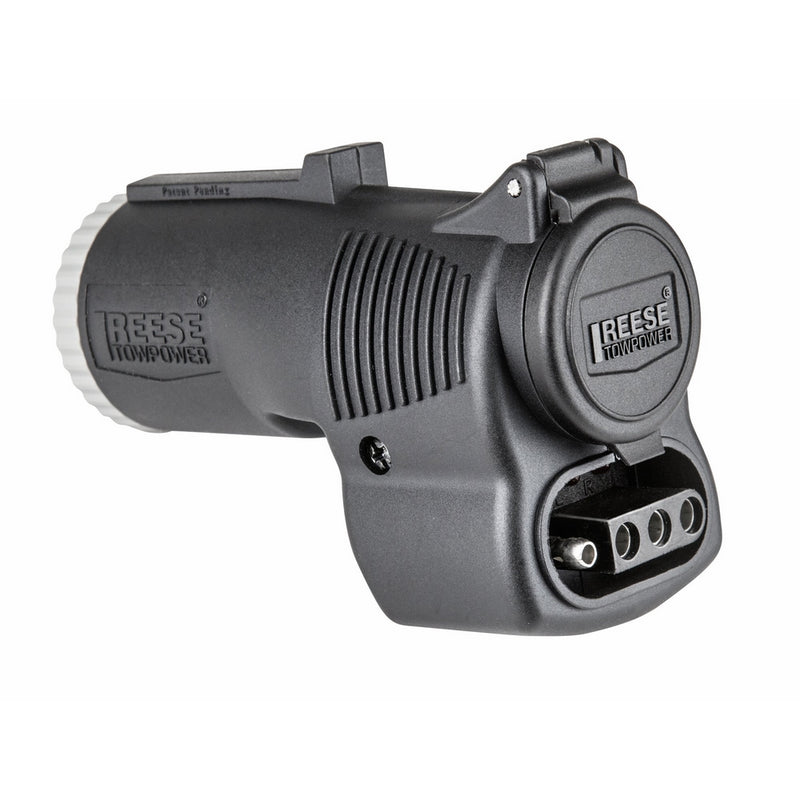 Reese Towpower 85350 Adapter with LED Circuit Tester (7-Way Blade to 6-Pin or 4-Way Flat)