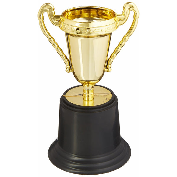 RINCO Educational Products 5" Plastic Gold Trophy (12 Pack)