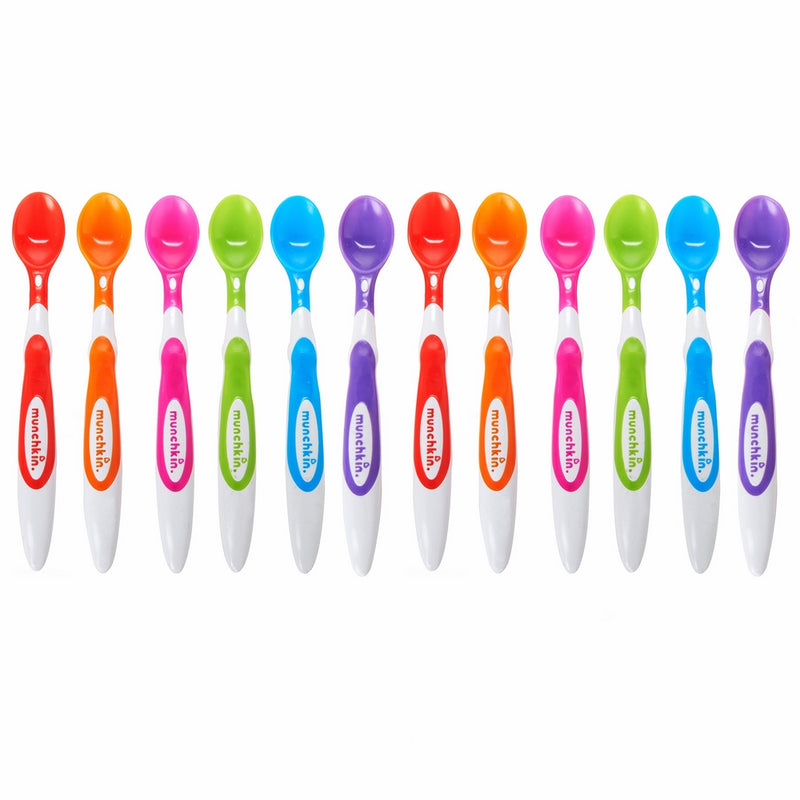 Munchkin 12 Piece Soft-Tip Infant Spoons