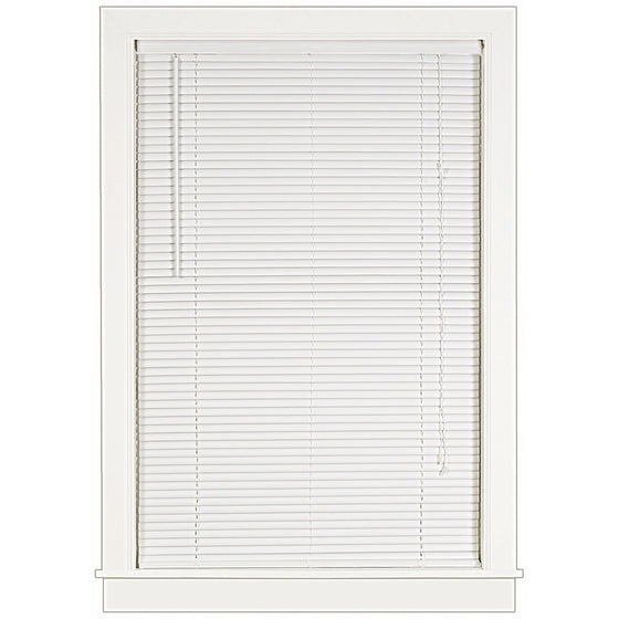 Achim Home Furnishings Deluxe Sundown 1-Inch Blind, 30-Inch by 64-Inch, White