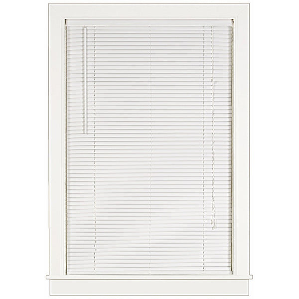 Achim Home Furnishings Deluxe Sundown 1-Inch Blind, 30-Inch by 64-Inch, White