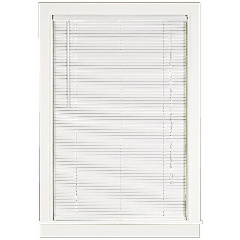 Achim Home Furnishings Deluxe Sundown 1-Inch Blind, 27-Inch by 64-Inch, White