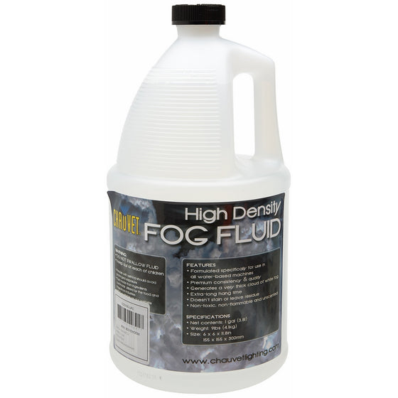 CHAUVET DJ High-Density Fog Machine Fluid - One Gallon | Fog Machines