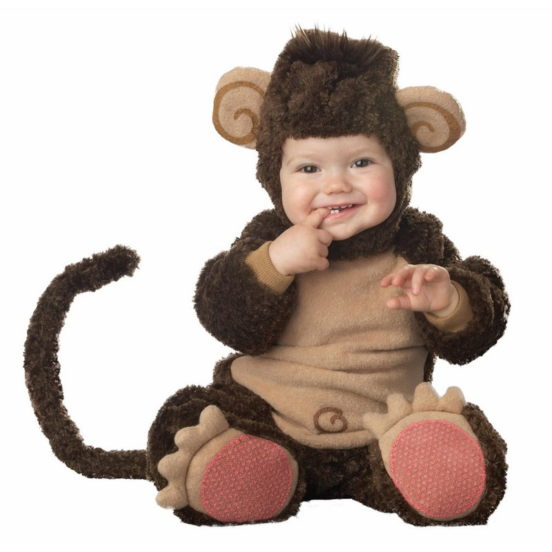 InCharacter Costumes Baby's Lil' Monkey Costume, Brown/Tan, Medium (12-18 Months)