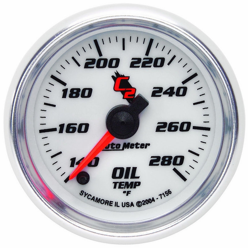Auto Meter 7156 C2 Full Sweep Electric Oil Temperature Gauge