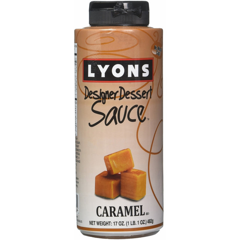 17oz Caramel Lyons Designer Dessert Syrup Sauce