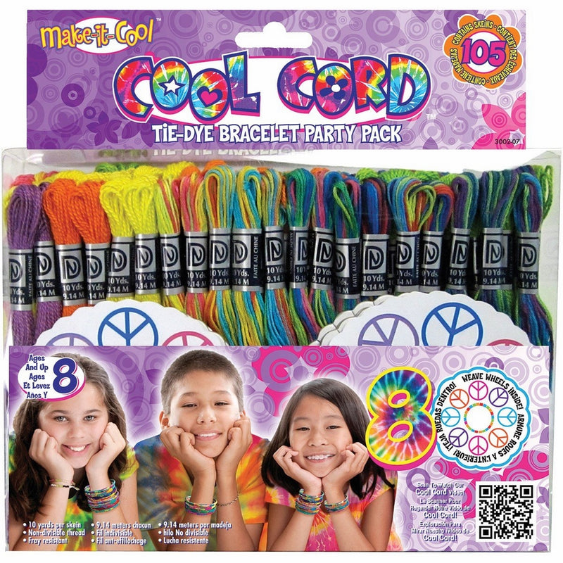 Janlynn Cool Cord Friendship Bracelet Pack, Makes 100 Bracelets