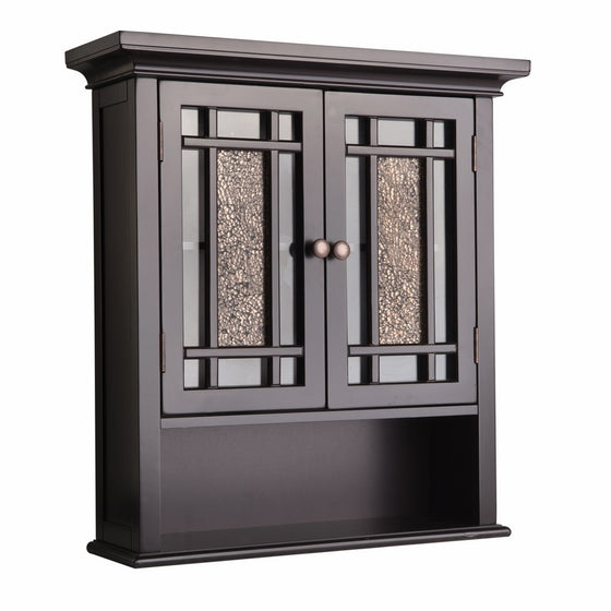 Elegant Home Fashions Whitney Wall Cabinet with 2 Doors and 1 Shelf