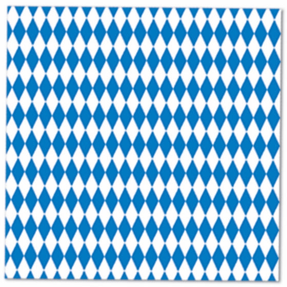 Blue & White Luncheon Napkins (2-Ply)(16/Pkg)