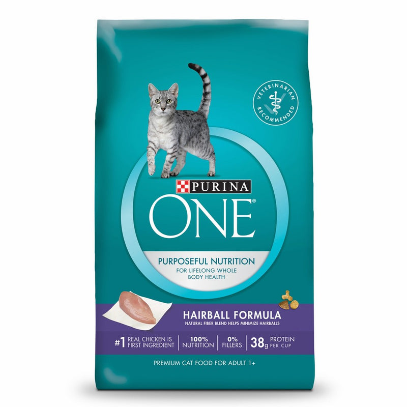 Purina ONE Hairball Formula Adult Dry Cat Food - 7 lb. Bag