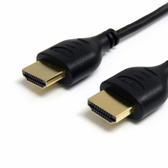 StarTech.com 6 ft Slim High Speed HDMI Cable with Ethernet - Ultra HD 4k x 2k HDMI Cable M/M - 6ft Slim HDMI Cable - 6ft HDMI Cable