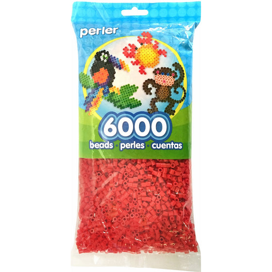 Perler Beads Red Bead Bag (6000 Count)