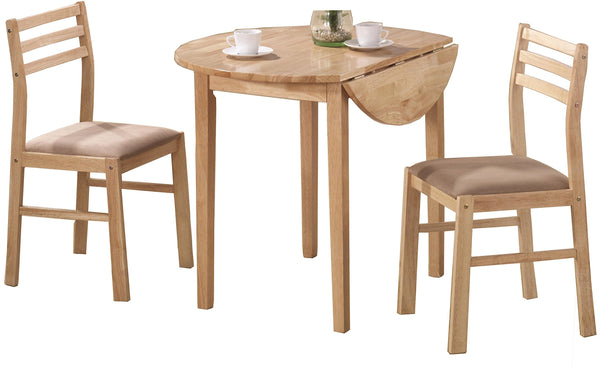 Coaster 3 Piece Dining Set Natural