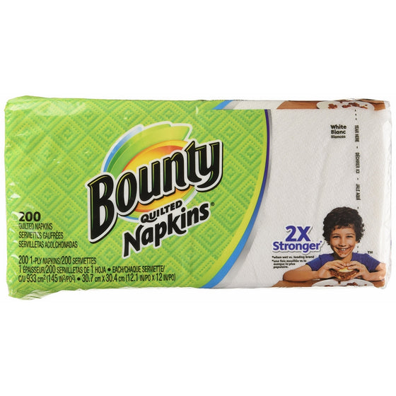 Bounty Paper Napkins, 200 Count