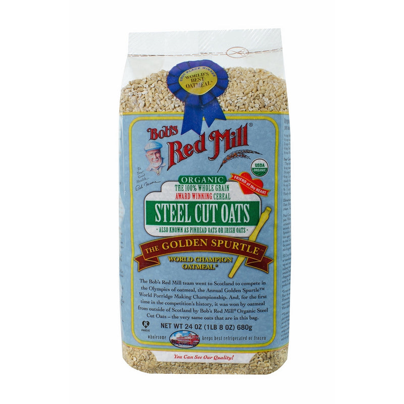 Bob's Red Mill Organic Steel Cut Oats, 24 Ounce