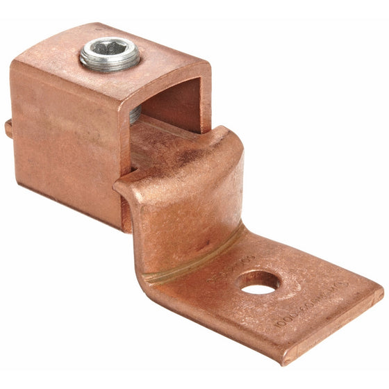 Morris Products 90528 Single Offset Mechanical Connector, Copper, 650A Rating, 1000mcm - 600mcm Wire Range