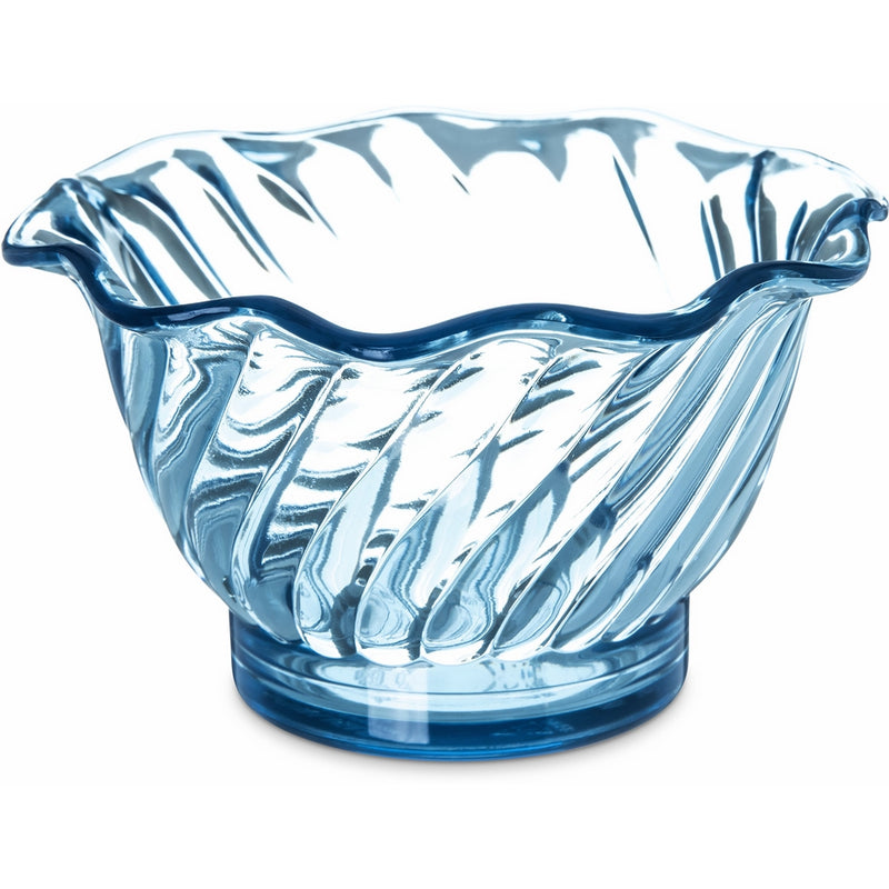 Carlisle 453054 Tulip Plastic Dessert Dish, 5 oz., Ice Blue (Pack of 24)