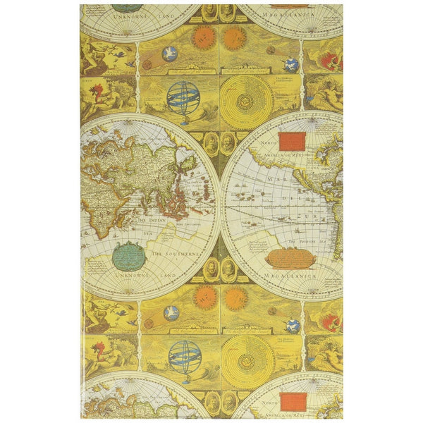 3-Ring Photo Album 504 Pockets Hold 4x6 Photos, Ancient World Map Design