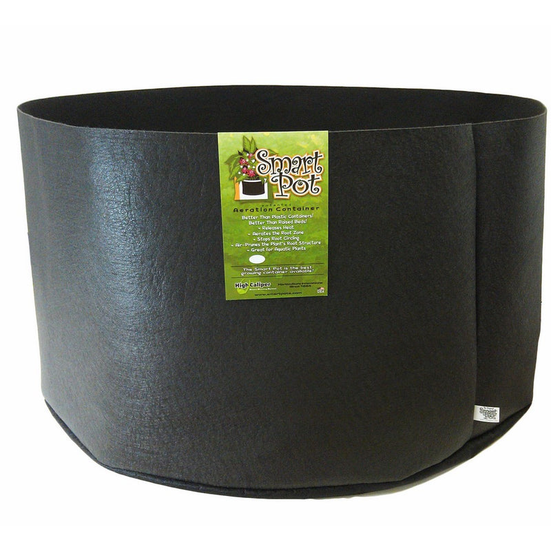 Smart Pots 100-Gallon Smart Pot Soft-Sided Container, Black