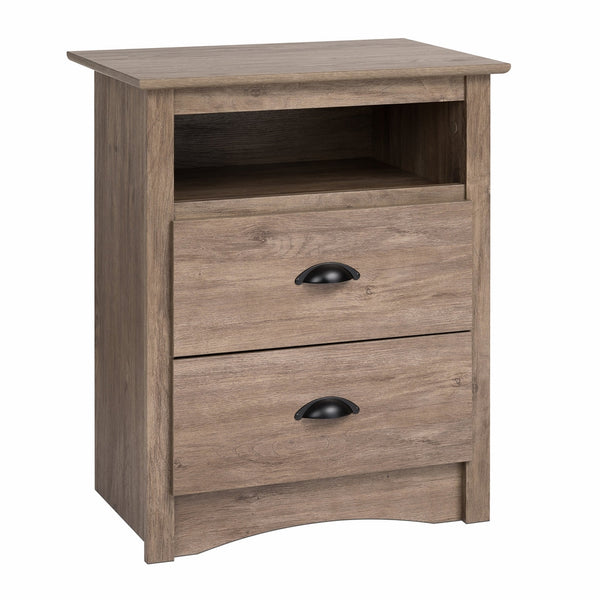 Prepac DDC-2428 Salt Spring Tall Night Stand, Drifted Gray