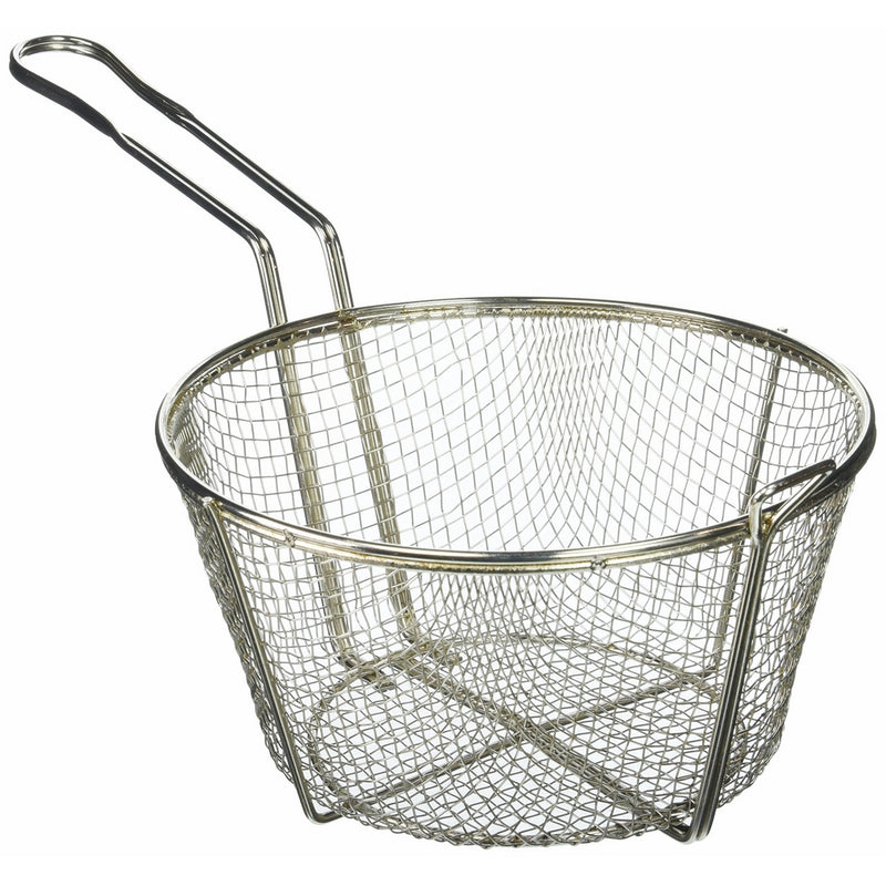 Winco FBR-9 Steel Round Wire Fry Basket, 9-Inch