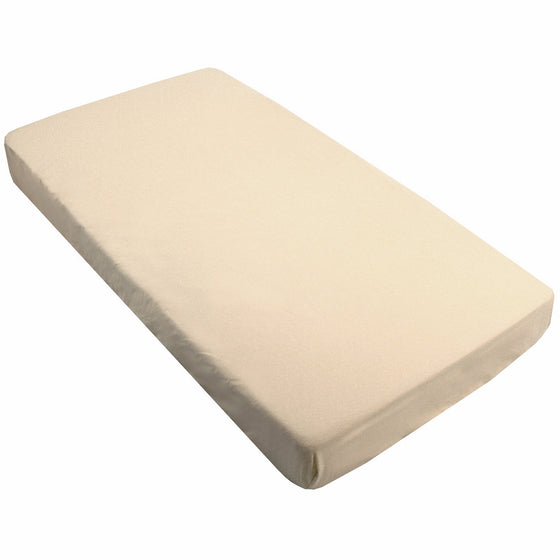 Kushies Baby Fitted Bassinet Sheet, Natural Solid