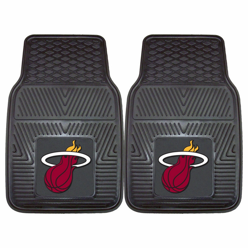 Fanmats 9318 NBA-Miami Heat Vinyl Universal Heavy Duty Fan Floor Mat