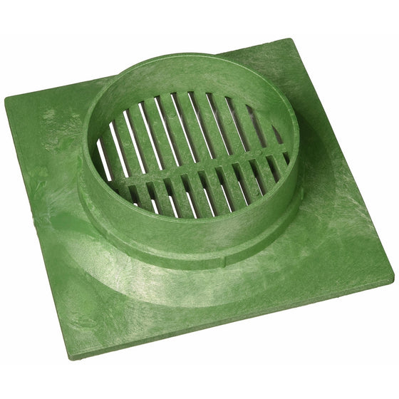 NDS 950G Square Grate, 9-Inch, Green