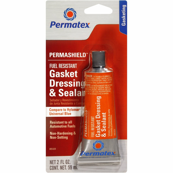 Permatex 85420 Permashield Fuel Resistant Gasket Dressing & Sealant, 2 oz Tube