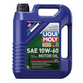 Liqui Moly 2024 Synthoil Race Tech GT1 10W-60 Motor Oil - 5 Liter Jug