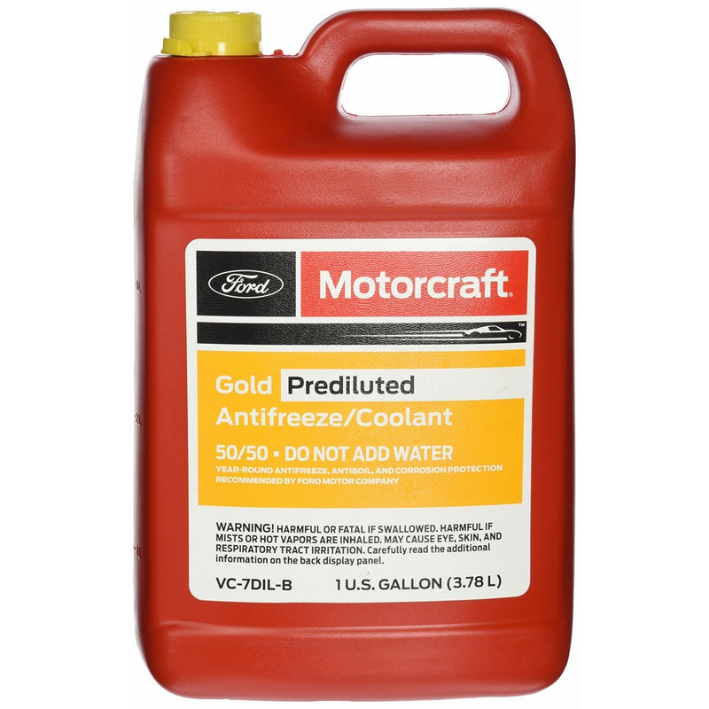 Genuine Ford Fluid VC-7DIL-B Gold Pre-Diluted Antifreeze/Coolant - 1 Gallon