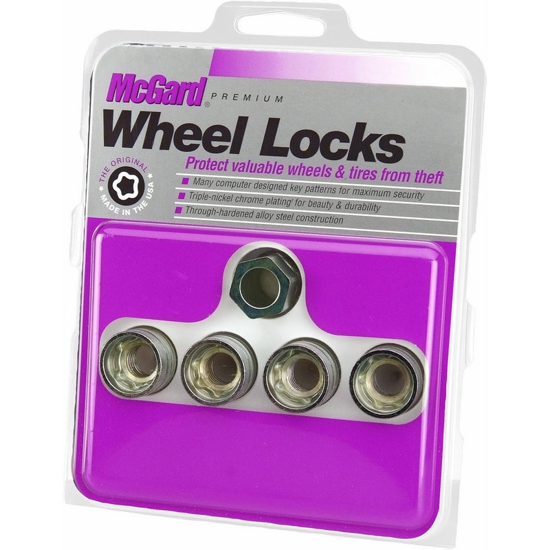 McGard 24024 Cone Seat - Under the Hub Cap Wheel Locks (M14 x 2.0 Thread Size) - Set of 4