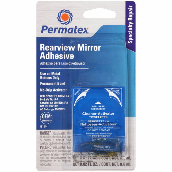 Permatex 81844 Professional Strength Rearview Mirror Adhesive