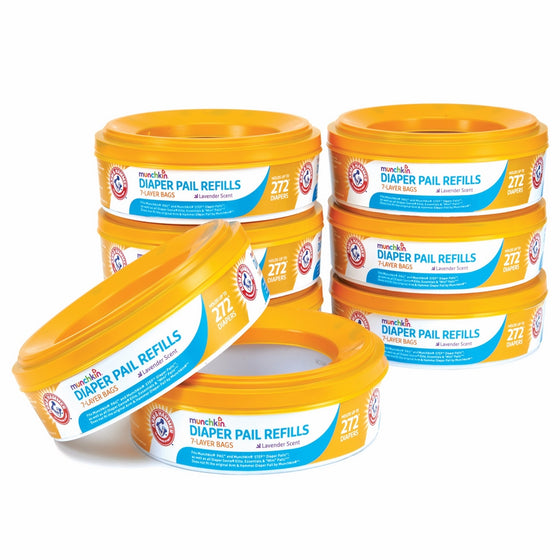 Munchkin Arm and Hammer Diaper Pail Refill Rings, 2,176 Count