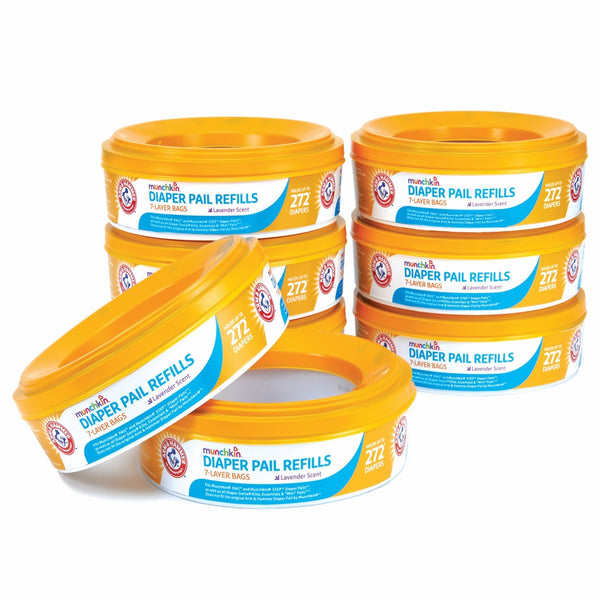 Munchkin Arm and Hammer Diaper Pail Refill Rings, 2,176 Count