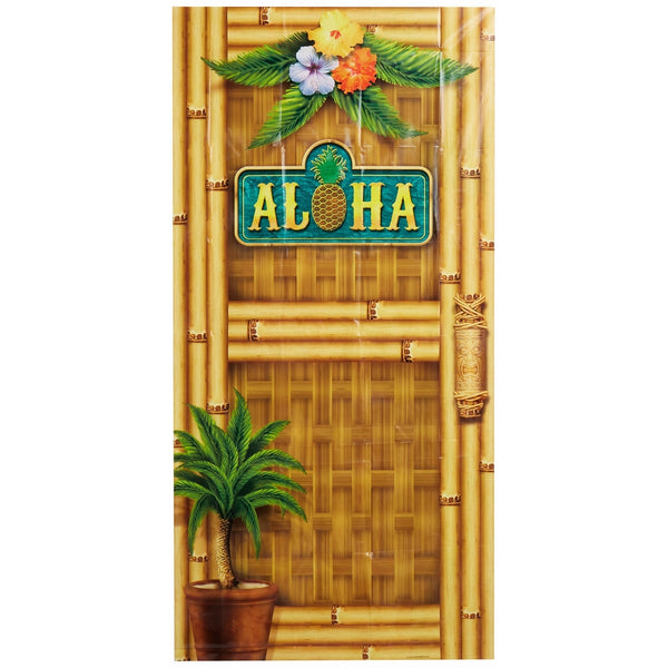 Beistle 57314 Aloha Door Cover, 30" x 5'