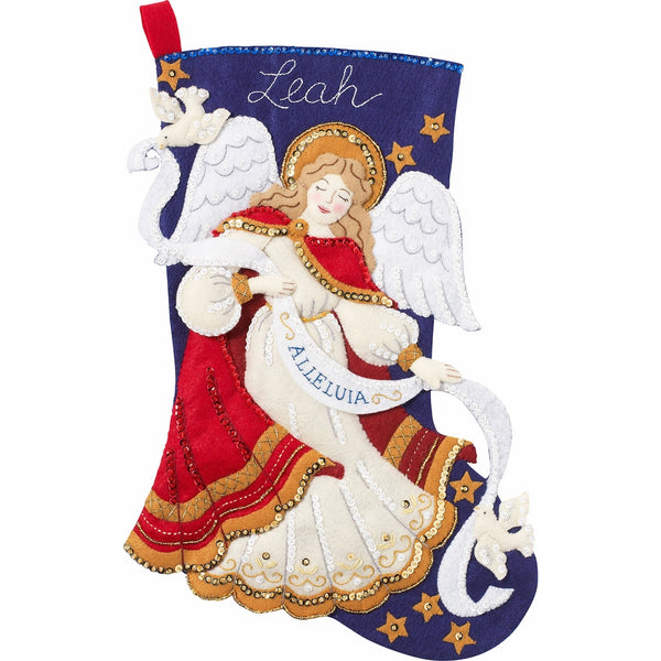 Bucilla 86860 Christmas Angel Stocking Kit