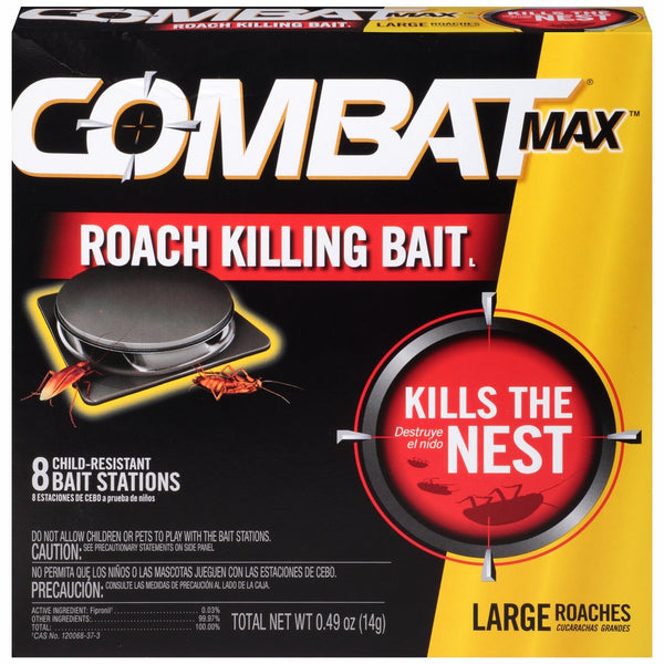 Combat Source Kill Max R2 Large Roach Bait - 1 Box (8 Bait Stations Total)