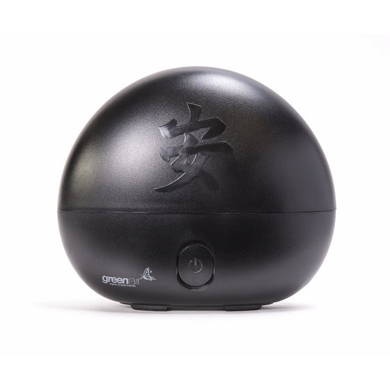 GreeanAir Serenity Ultrasonic Diffuser for Aromatherapy, Black Zen Design, Long Lasting, Run Time Up To 8 Hours