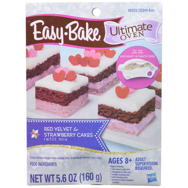 Easy Bake Ultimate Oven Red Velvet and Strawberry Cakes Refill Pack