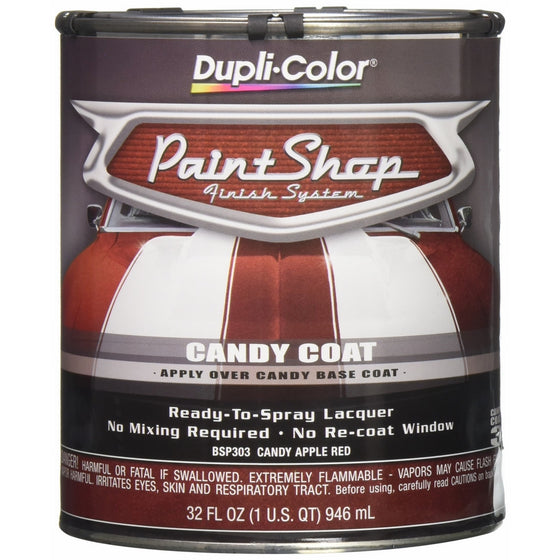 Dupli-Color BSP303 Candy Apple Red Paint Shop Finish System - 32 oz.
