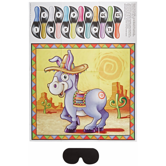 Donkey Game (mask & 12 tails included) Party Accessory(1 count) (1/Pkg)