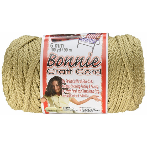 Pepperell 6mm Bonnie Macramé Craft Cord, 100-Yard, Jute