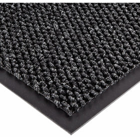 Notrax 136 Polynib Entrance Mat, for Lobbies and Indoor Entranceways, 4' Width x 8' Length x 1/4" Thickness, Charcoal