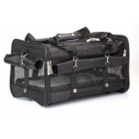 Sherpa on Wheels Pet Carrier, Large, Black