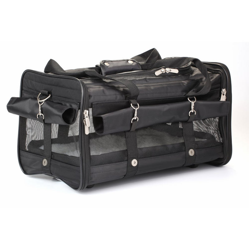 Sherpa on Wheels Pet Carrier, Large, Black