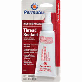 Permatex 59235-6PK High Temperature Thread Sealant, 50 ml (Pack of 6)