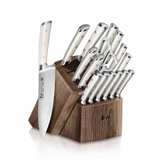 Cangshan S1 Series 1022599 German Steel Forged 17-Piece Knife Block Set , Walnut