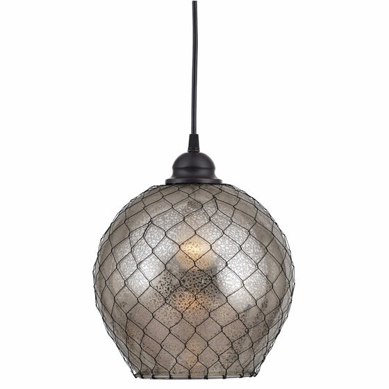 Kenroy Home 93038AMER  Nillo 1-Light Pendant, Blackened Oil Rubbed Bronze